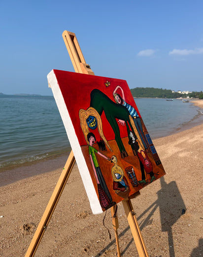 Mars by Aleksandr Mukhin |  Side View of Artwork 