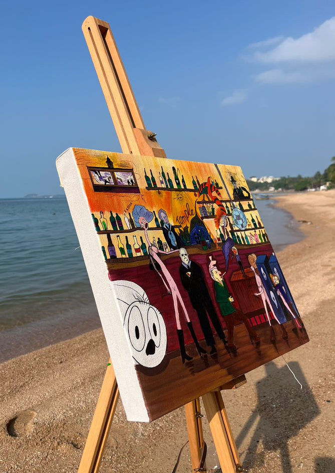 Powerhouse by Aleksandr Mukhin |  Side View of Artwork 