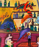 Original art for sale at UGallery.com | Powerhouse by Aleksandr Mukhin | $1,050 | acrylic painting | 15.7' h x 20' w | thumbnail 4