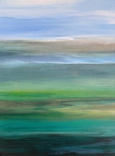 Beyond the Sea by Alicia Dunn |   Closeup View of Artwork 