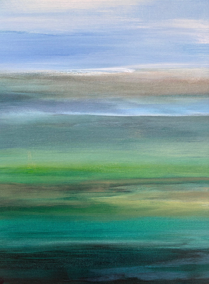 Beyond the Sea by Alicia Dunn |  Closeup View of Artwork 
