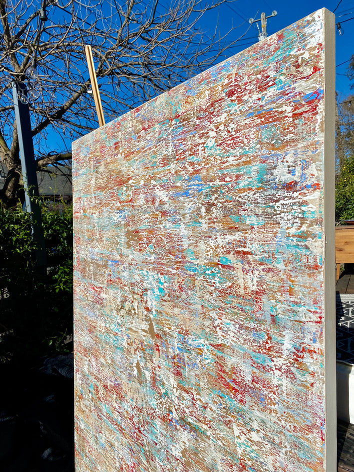 Galaxy of Light by Alicia Dunn |  Side View of Artwork 