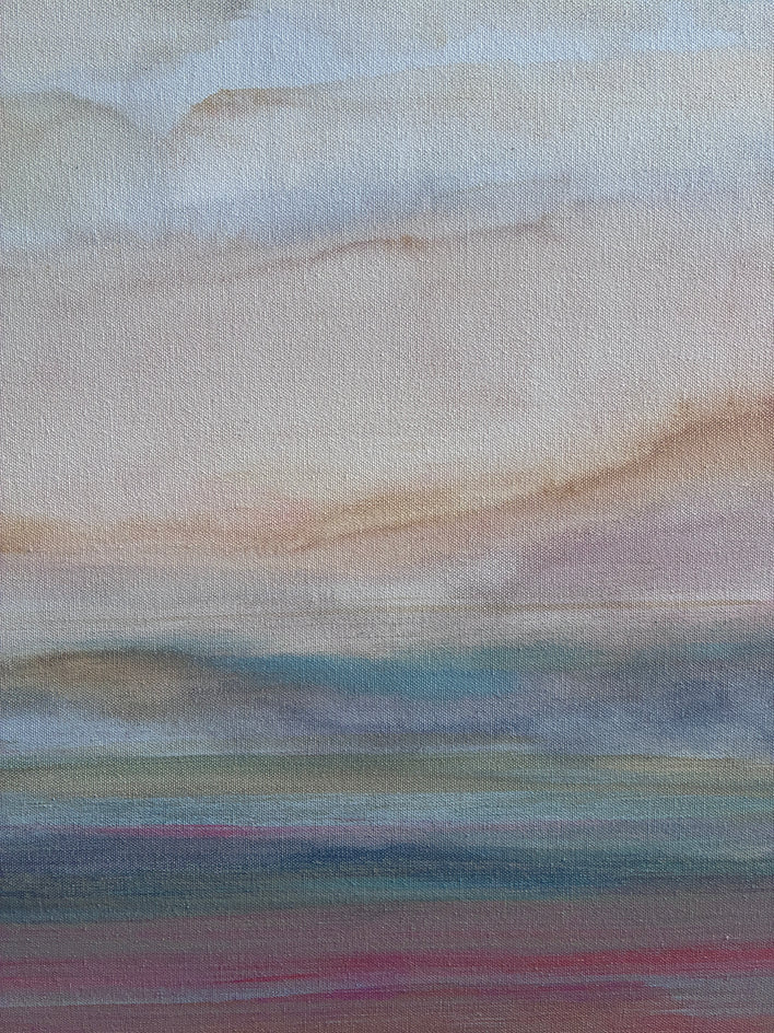 Gentle Bloom by Alicia Dunn |  Closeup View of Artwork 