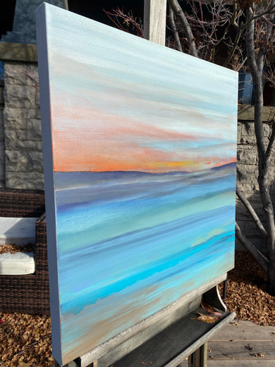 In Communion by Alicia Dunn |  Side View of Artwork 