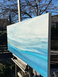 Original art for sale at UGallery.com | Looking Outward by Alicia Dunn | $2,200 | acrylic painting | 24' h x 48' w | thumbnail 2