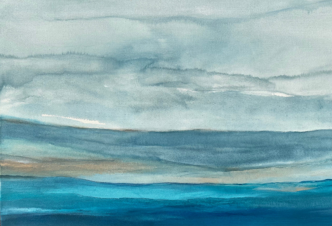 Looking Outward by Alicia Dunn |  Closeup View of Artwork 
