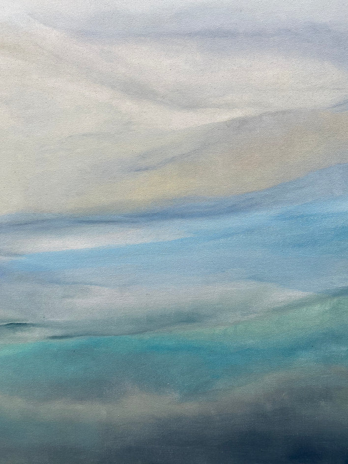 Oyster Bay by Alicia Dunn |  Closeup View of Artwork 