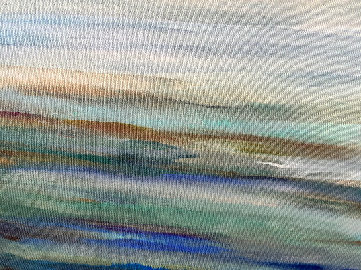 Thoughts Fade Away by Alicia Dunn |  Closeup View of Artwork 