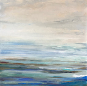 Original art for sale at UGallery.com | Thoughts Fade Away by Alicia Dunn | $2,000 | acrylic painting | 36' h x 36' w