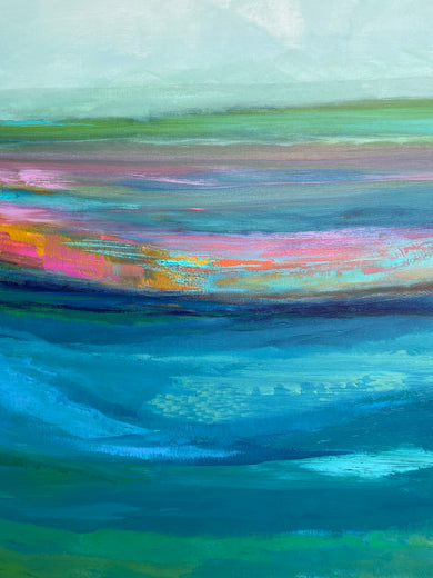 Spring’s Arrival by Alicia Dunn |   Closeup View of Artwork 
