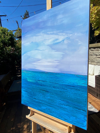 Truth Reflection by Alicia Dunn |  Side View of Artwork 