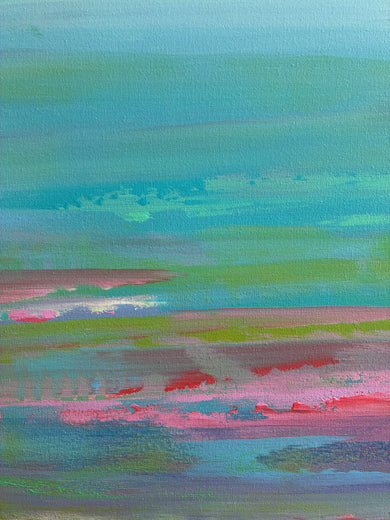 Vibrant Day by Alicia Dunn |   Closeup View of Artwork 