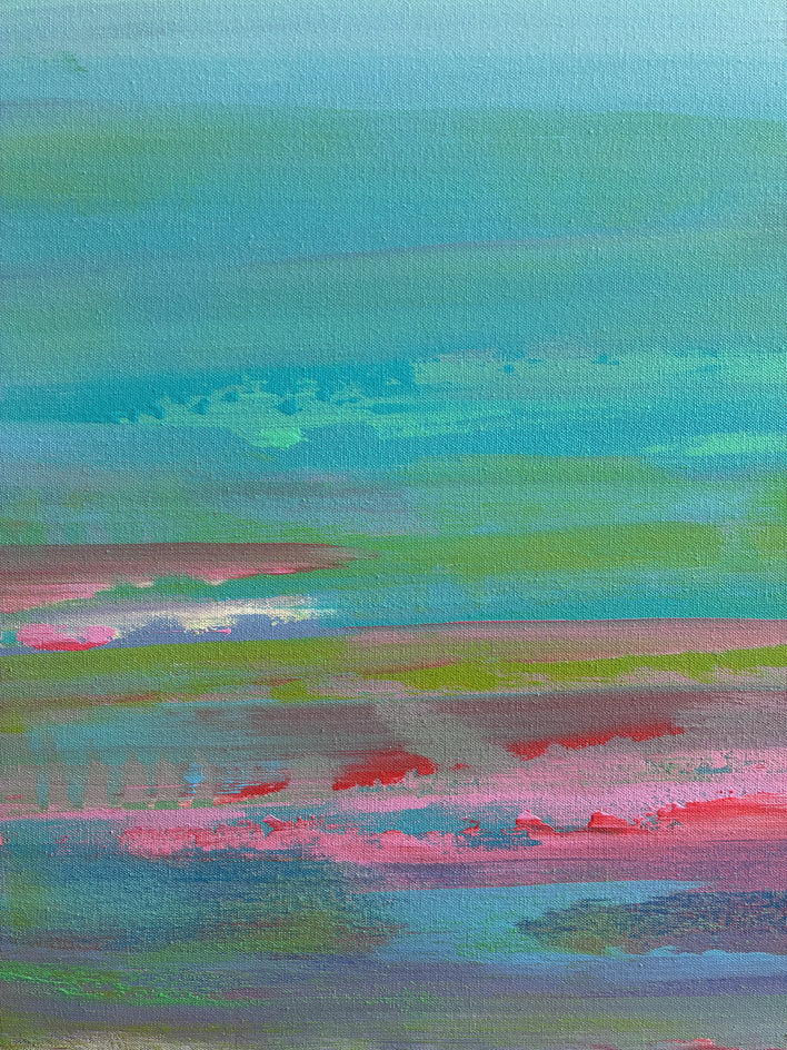 Vibrant Day by Alicia Dunn |  Closeup View of Artwork 