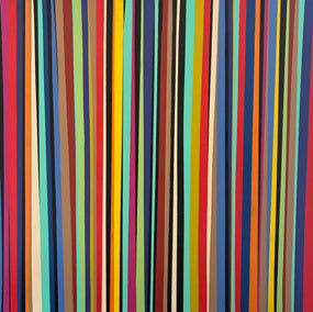 acrylic painting by Alicia Dunn titled Woven Light