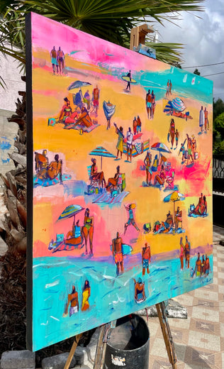 Sunscatter Stories by Allen Wittert |  Side View of Artwork 