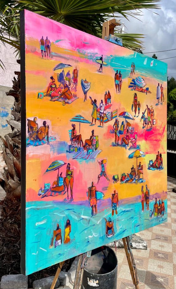 Sunscatter Stories by Allen Wittert |  Side View of Artwork 