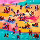 Original art for sale at UGallery.com | Sunscatter Stories by Allen Wittert | $4,250 | acrylic painting | 39.5' h x 39.5' w | thumbnail 1