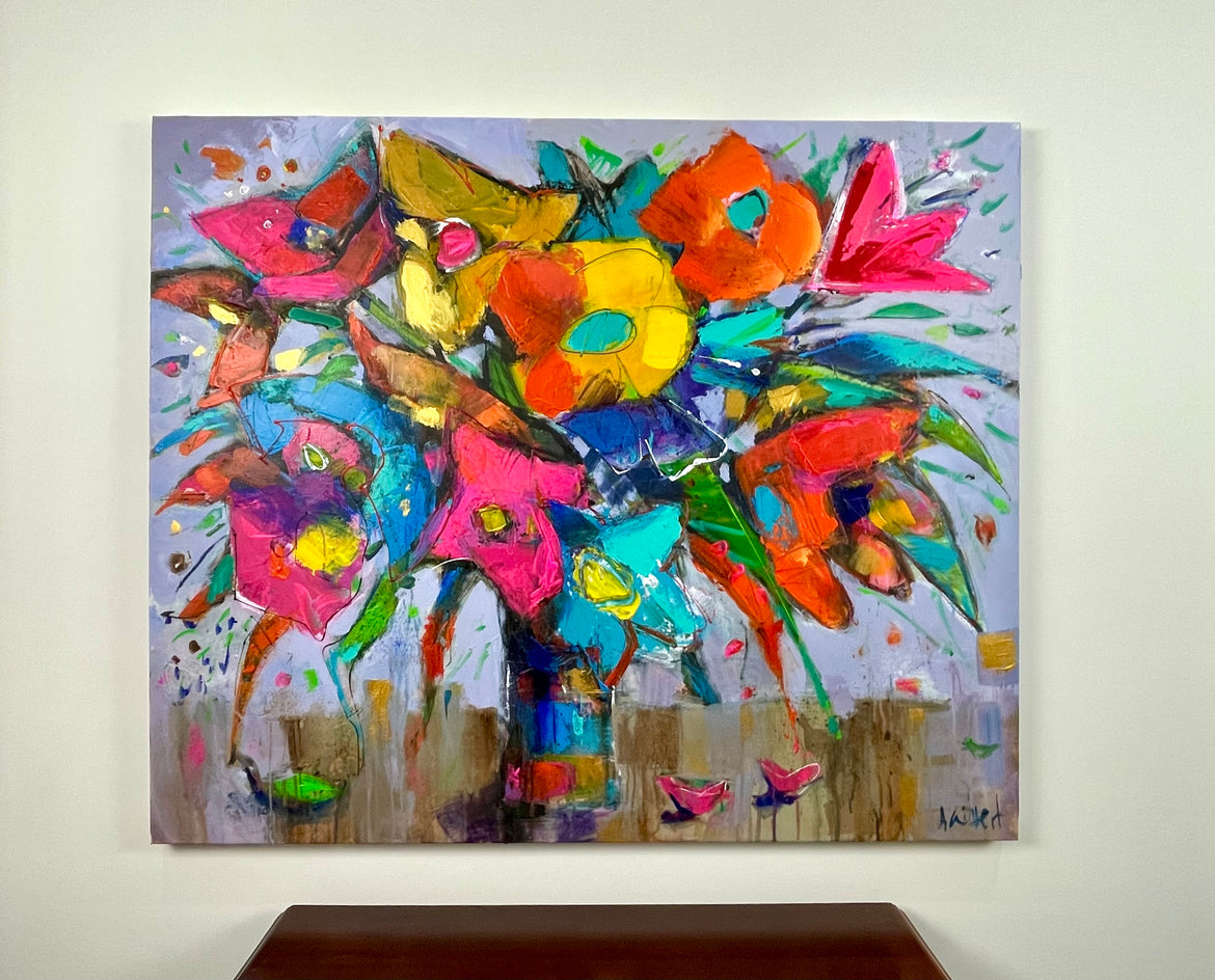 Abstract Bouquet by Allen Wittert |  Context View of Artwork 