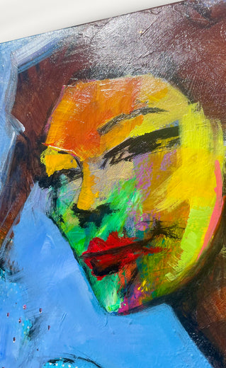 Two Glasses, One Story by Allen Wittert |   Closeup View of Artwork 