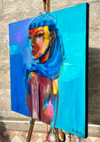 Original art for sale at UGallery.com | Bang Beauty by Allen Wittert | $3,100 | acrylic painting | 35.5' h x 35.5' w | thumbnail 2