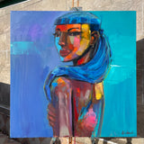 Original art for sale at UGallery.com | Bang Beauty by Allen Wittert | $3,100 | acrylic painting | 35.5' h x 35.5' w | thumbnail 3