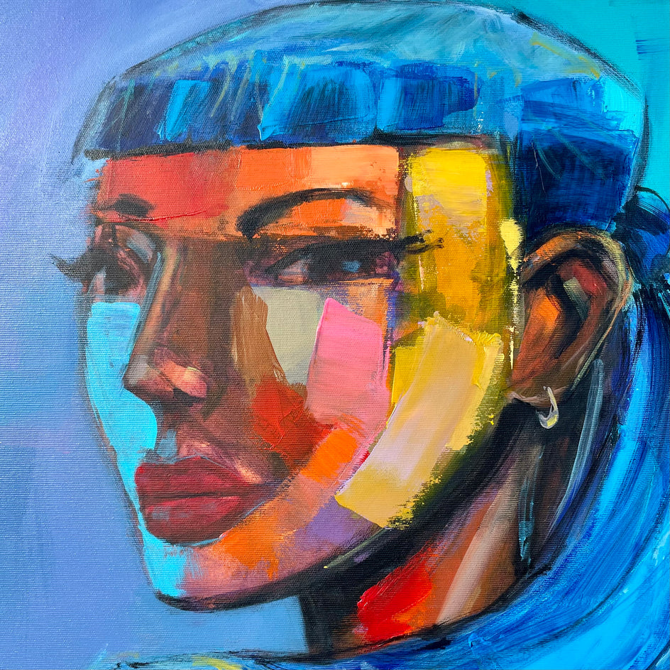 Bang Beauty by Allen Wittert |  Closeup View of Artwork 