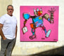 Original art for sale at UGallery.com | Best Foot Forward by Allen Wittert | $5,100 | acrylic painting | 44' h x 47.25' w | thumbnail 3