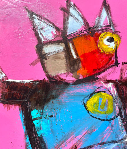 Best Foot Forward by Allen Wittert |   Closeup View of Artwork 