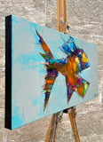 Original art for sale at UGallery.com | Bite Me by Allen Wittert | $1,800 | acrylic painting | 16' h x 31.75' w | thumbnail 2