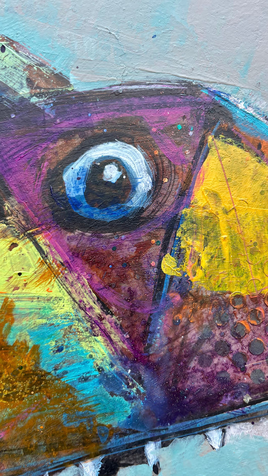 Bite Me by Allen Wittert |  Closeup View of Artwork 