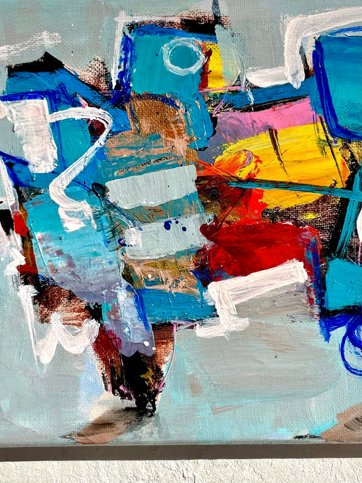 Bots Don’t Need Swimsuits by Allen Wittert |  Closeup View of Artwork 