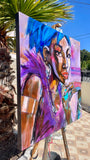 Original art for sale at UGallery.com | Bronze and Gold by Allen Wittert | $4,200 | acrylic painting | 35.5' h x 35.5' w | thumbnail 2