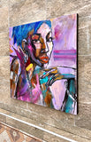 Original art for sale at UGallery.com | Bronze and Gold by Allen Wittert | $4,200 | acrylic painting | 35.5' h x 35.5' w | thumbnail 3