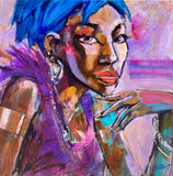 Original art for sale at UGallery.com | Bronze and Gold by Allen Wittert | $4,200 | acrylic painting | 35.5' h x 35.5' w | thumbnail 1