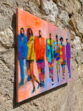 Original art for sale at UGallery.com | Catwalk by Allen Wittert | $800 | acrylic painting | 16' h x 20' w | thumbnail 2