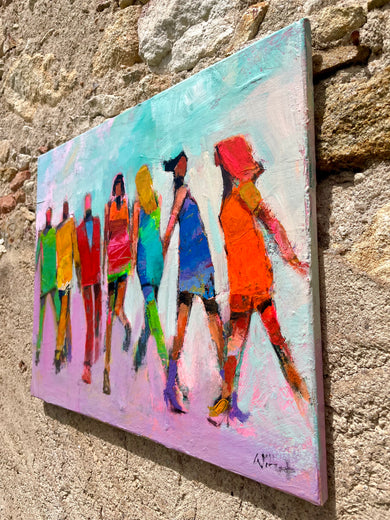 Choreography of the Everyday by Allen Wittert |  Side View of Artwork 