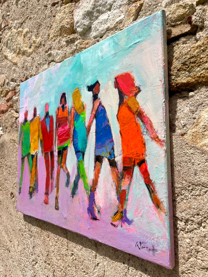 Choreography of the Everyday by Allen Wittert |  Side View of Artwork 