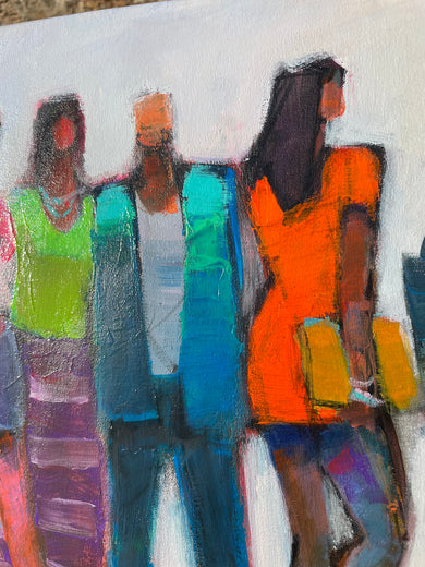 Crossing Currents by Allen Wittert |   Closeup View of Artwork 