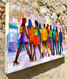 Original art for sale at UGallery.com | Crossing Currents by Allen Wittert | $1,100 | acrylic painting | 15.74' h x 31.49' w | thumbnail 2