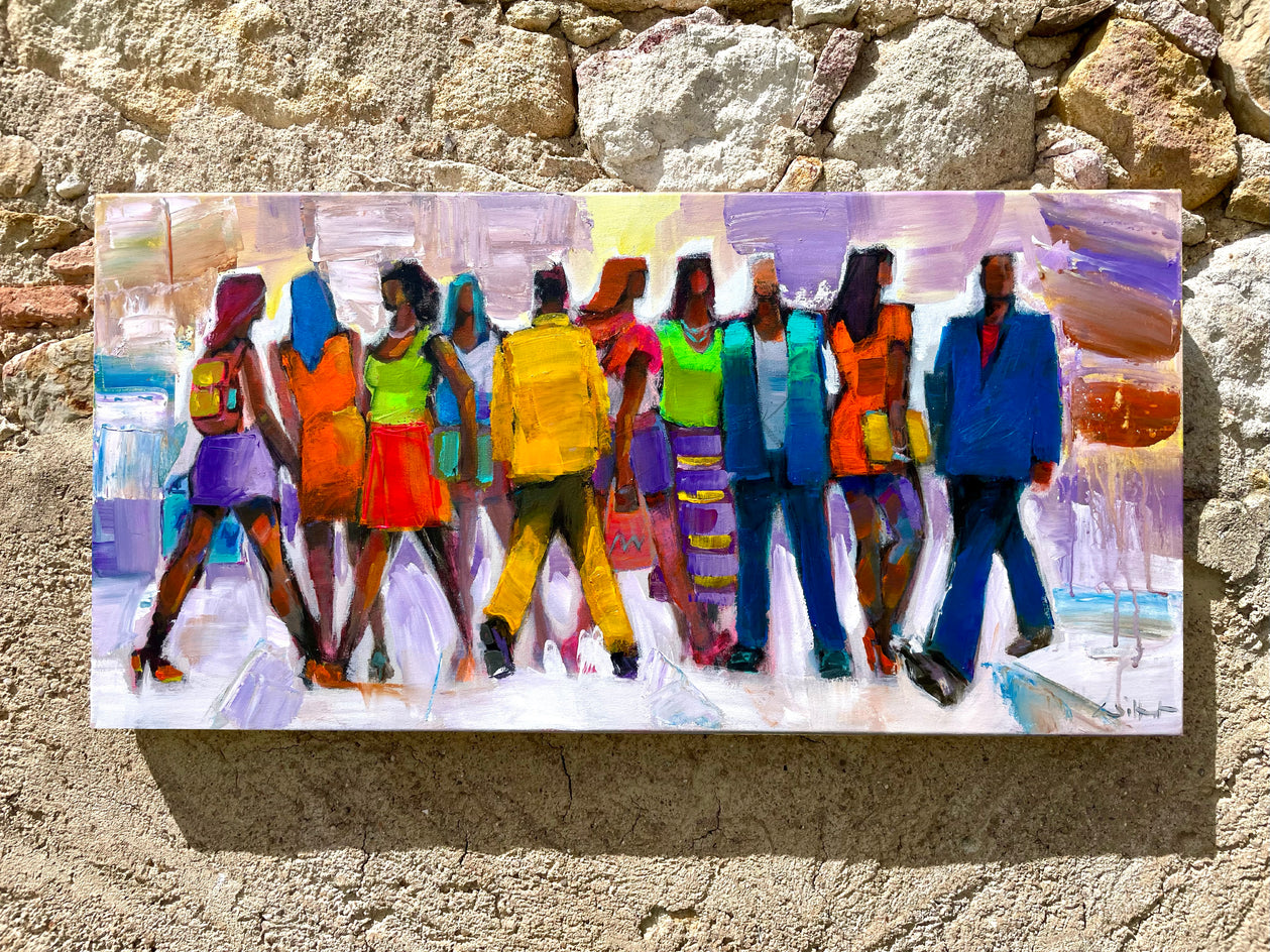 Crossing Currents by Allen Wittert |  Context View of Artwork 