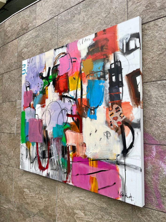 Didn’t Use Waze Today by Allen Wittert |  Side View of Artwork 