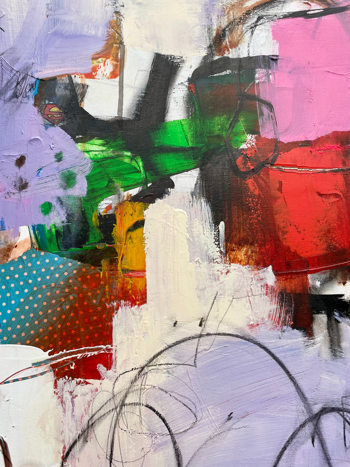 Didn’t Use Waze Today by Allen Wittert |  Closeup View of Artwork 