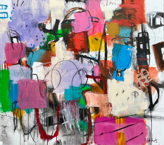 acrylic painting by Allen Wittert titled Didn’t Use Waze Today