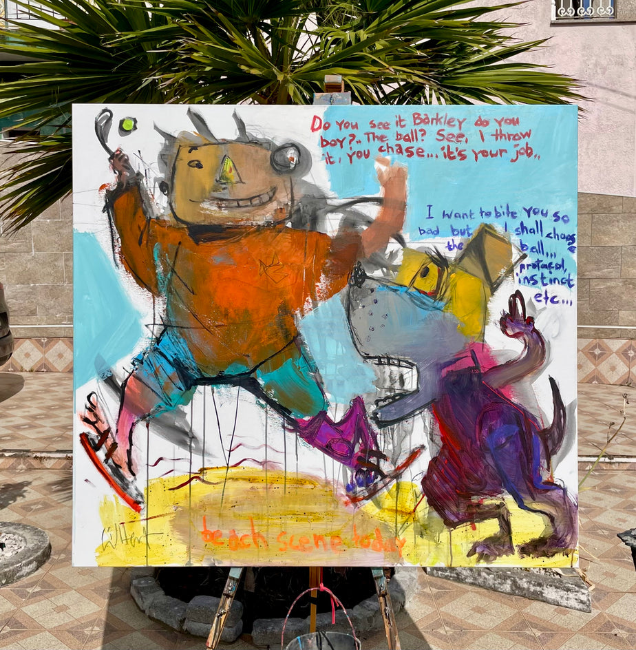 Do You See It Barkley? by Allen Wittert |  Context View of Artwork 