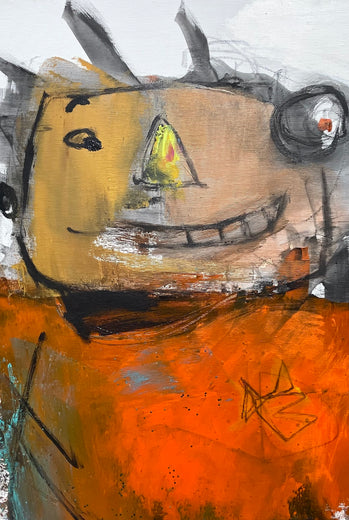 Do You See It Barkley? by Allen Wittert |   Closeup View of Artwork 