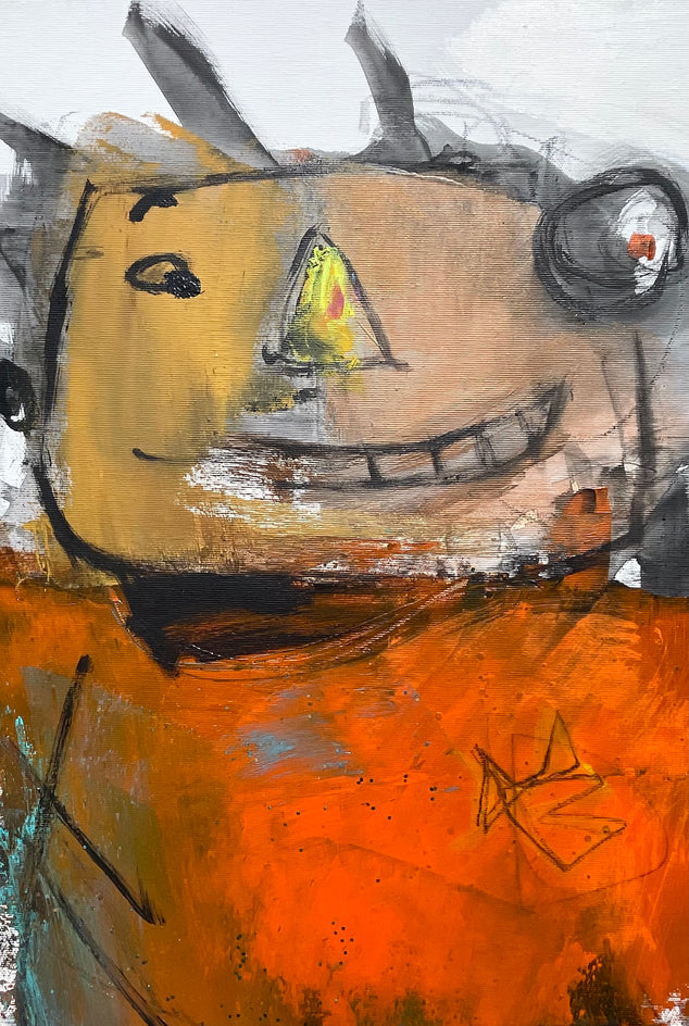 Do You See It Barkley? by Allen Wittert |  Closeup View of Artwork 