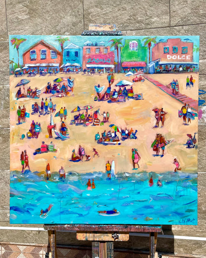 Dolce by the Sea by Allen Wittert |  Context View of Artwork 