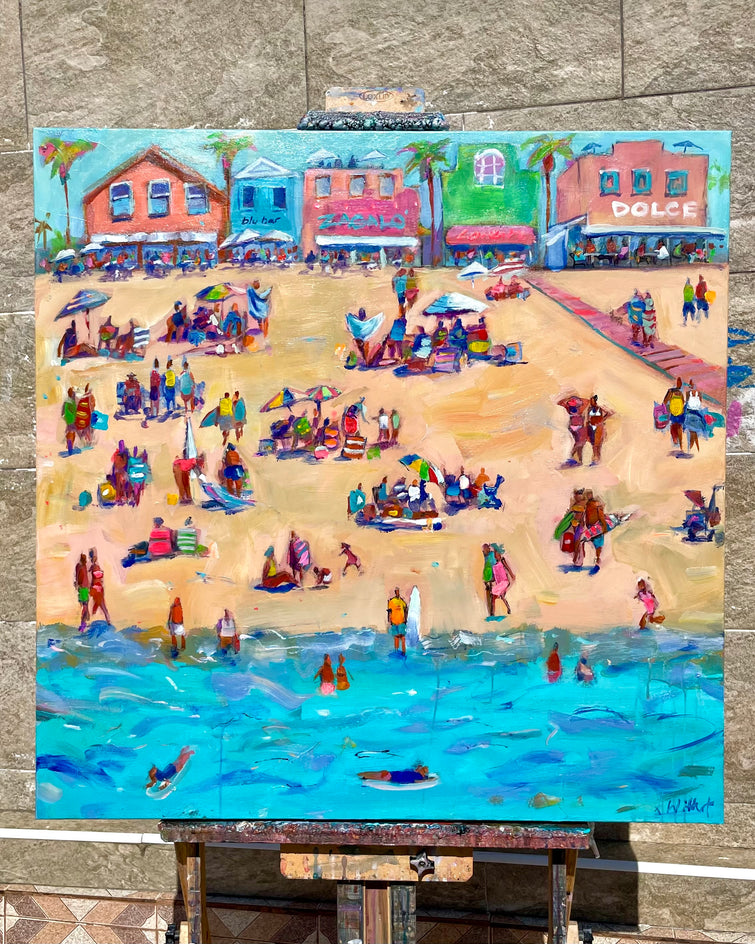 Dolce by the Sea by Allen Wittert |  Context View of Artwork 