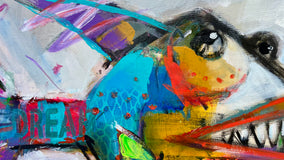 Original art for sale at UGallery.com | Dream Chaser by Allen Wittert | $1,350 | acrylic painting | 24' h x 31.5' w | thumbnail 4