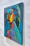 Original art for sale at UGallery.com | Echoes of a Tropical Muse by Allen Wittert | $1,700 | acrylic painting | 31.5' h x 24' w | thumbnail 2